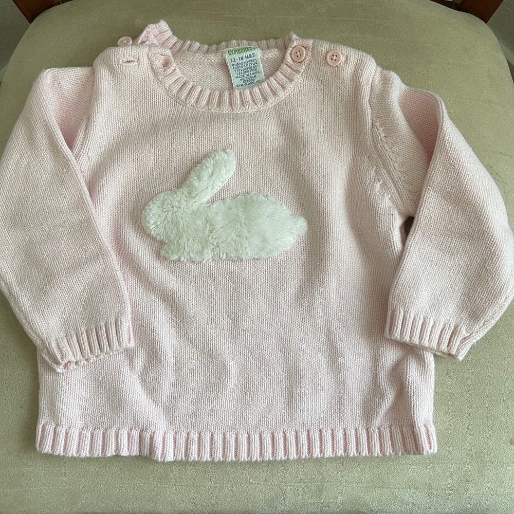 Pink bunny sweater